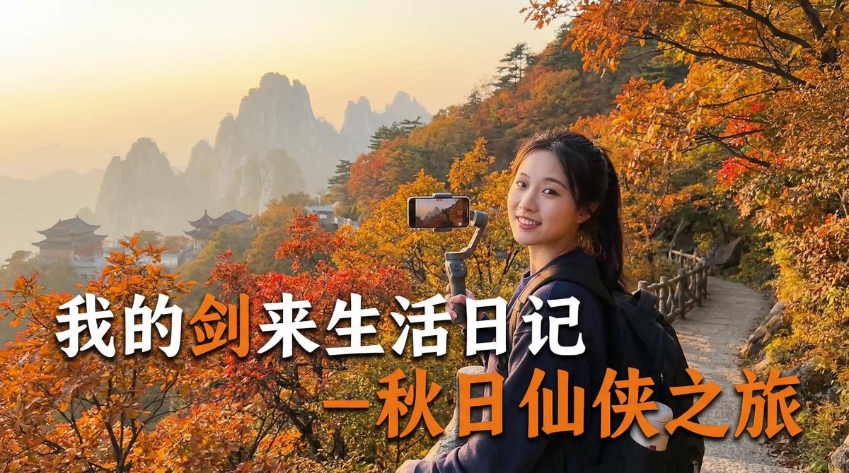 国产主播生活视频 - 国产主播户外生活视频：秋日山野Vlog | 手持稳定器视频教程